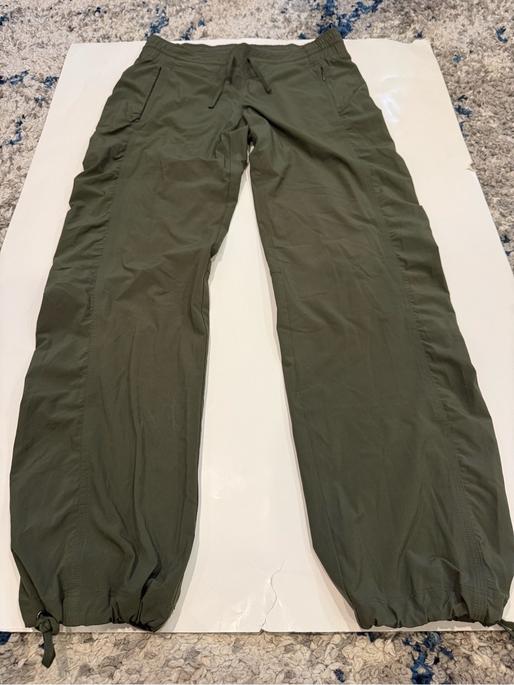 Athleta Olive Drawstring Jogger Pants